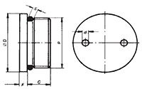 Ready M42x2 Thread Size P Port Plug