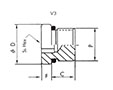 Ready M14x1.5 Thread Size P Port Plug